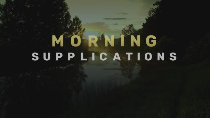 STG Morning Supplications