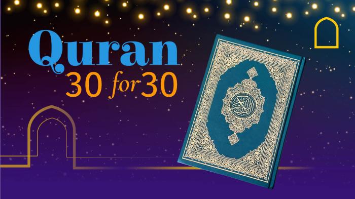 Qur'an 30 for 30