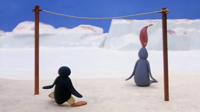 STG Pingu Plays Fish Tennis