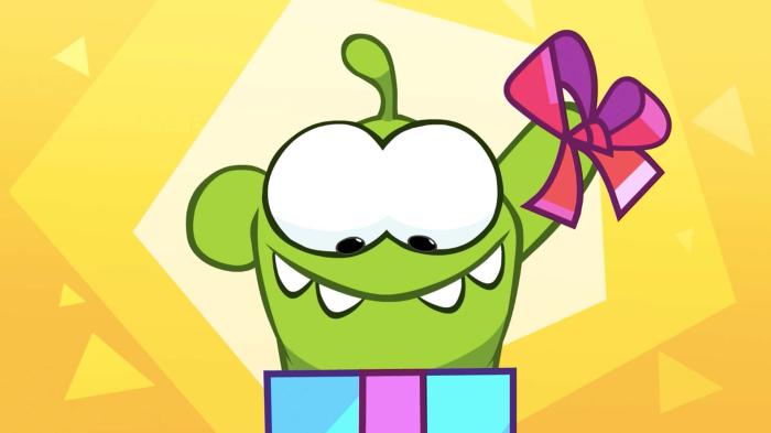 STG Xmas with Om Nom: Santa Om Nom Delivers Presents