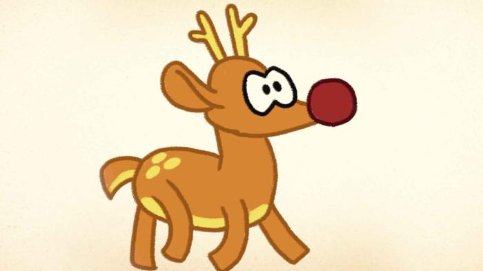 STG Drawing with Om Nom: How to Draw A Deer