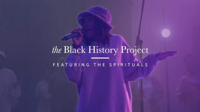 STG The Black History Project - Featuring The Spirituals