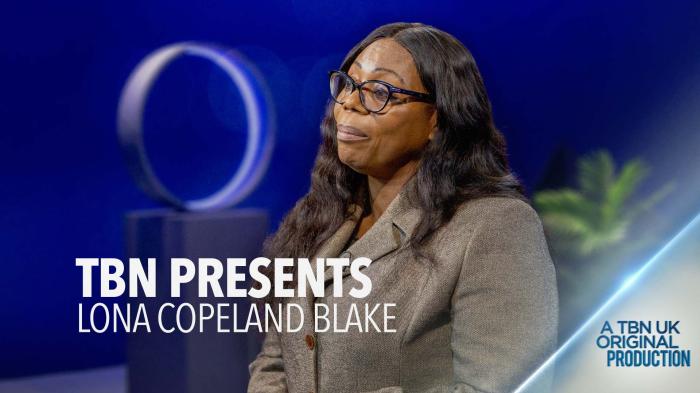 STG TBN UK Presents Lona Copeland-Blake